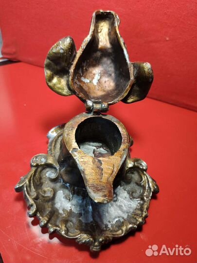 Чернильница «Голова собаки» СССР