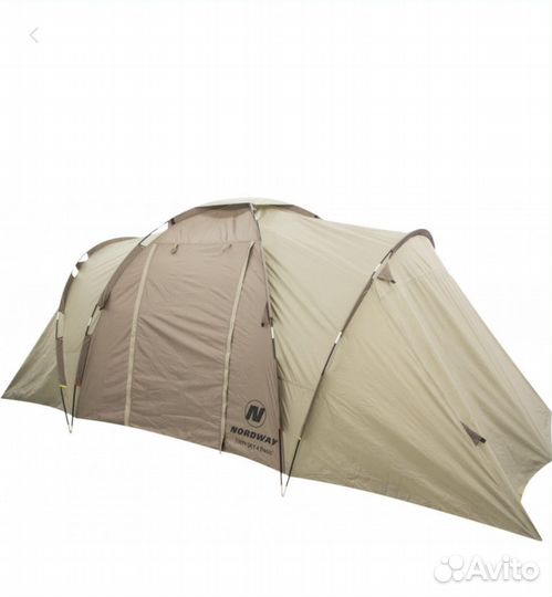 Палатка туристическая 4 местная с тамбуром