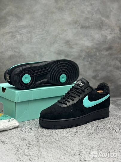 Кроссовки зимние Nike AIR Force 1 с мехом