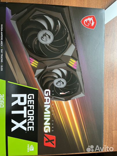 Новая Видеокарта MSI rtx 3060 12gb