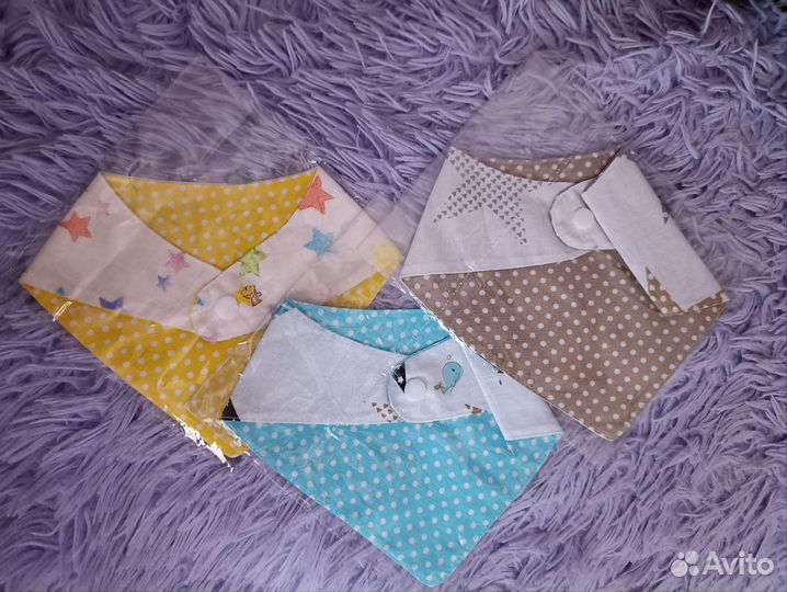 Слюнявчик нагрудник для новорождённых