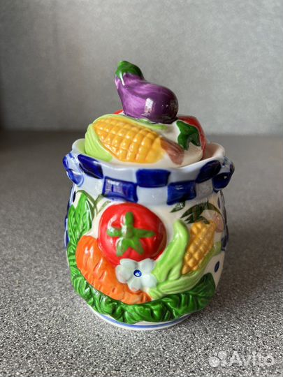 Новый набор для специй керамика на подставке