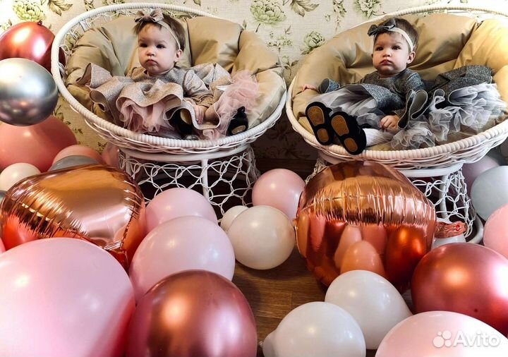 Платья для двойни на год)