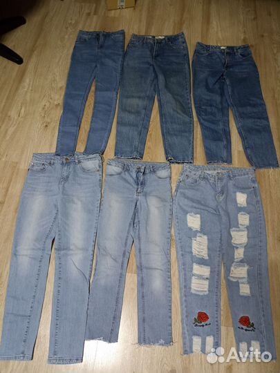 Джинсы брюки женские 42 44 пакетом