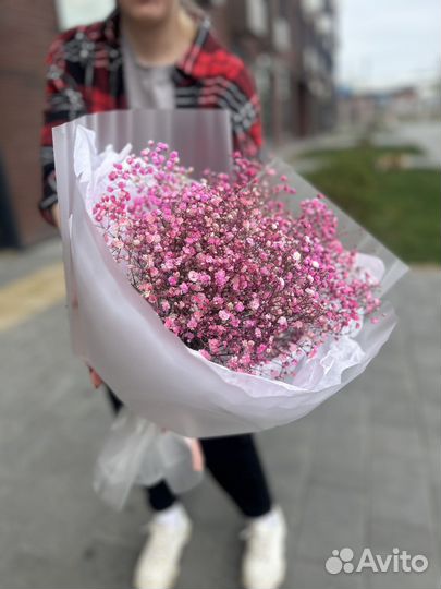 Букет из гипсофилы