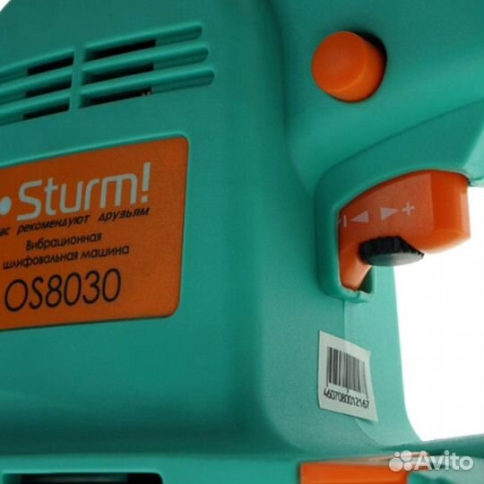 Вибрационная шлифовальная машина Sturm OS8030 (мощ