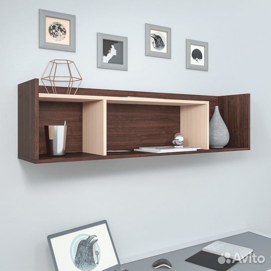 Полка Даминарт Настенная Прямая настенная эф, 134х