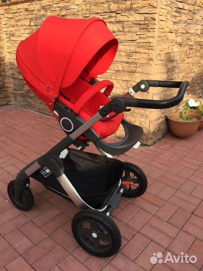 Коляска stokke trailz 2 в 1 состояние новой