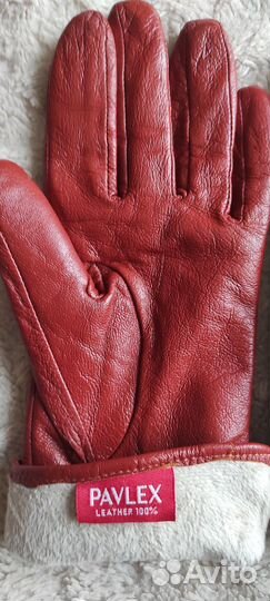 Перчатки женские кожаные 7.5 размер