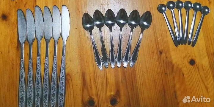 Ножи и ложечки кофейные 