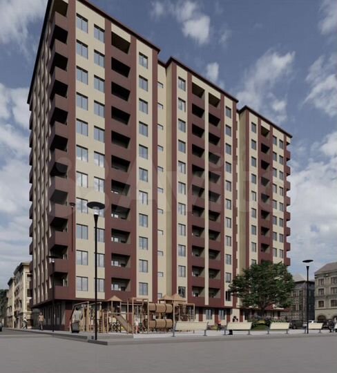 1-к. квартира, 48,4 м², 4/12 эт.