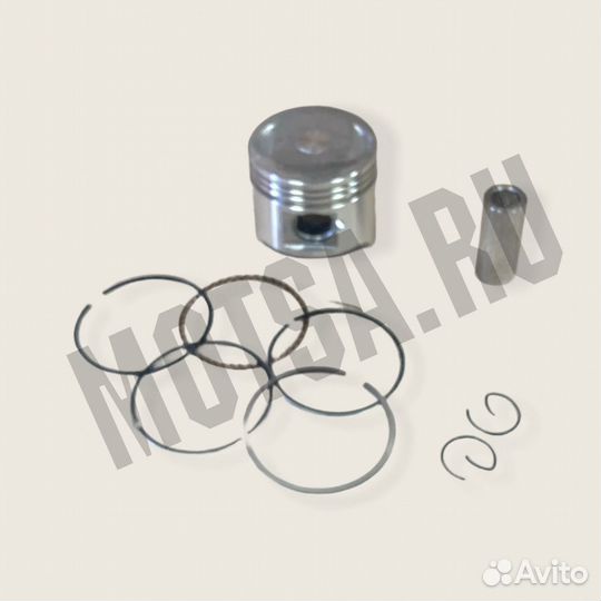 Поршень в сборе 39,00 мм мопед Дельта, Альфа, Зоди