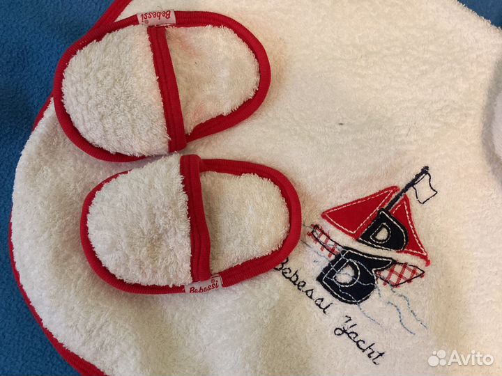 Халат полотенце тапочки 74 80 86