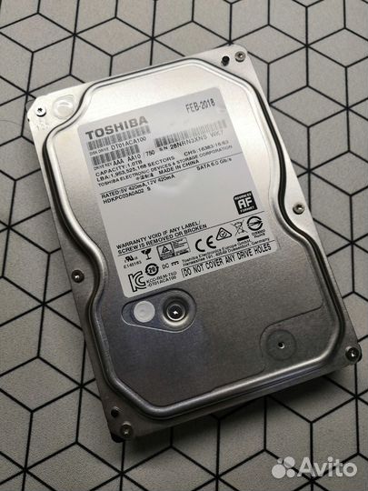 Жесткий диск 1TB Toshiba DT01ACA100