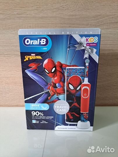 Детская электрическая зубная щетка Oral-B Kids