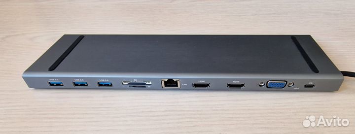 Док-станция Type-C 11 в 1 Multiport Aluminum LIN-0