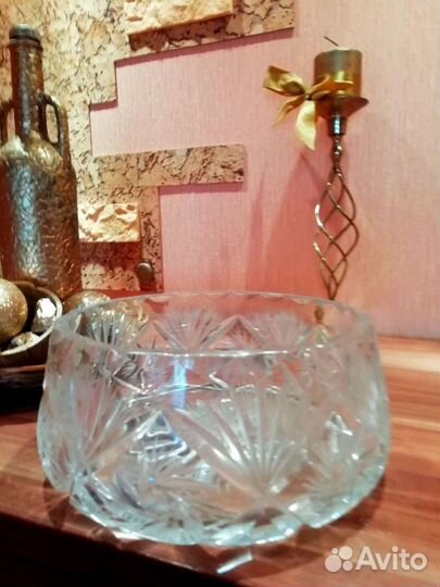 Хрустальные вазы для фруктов