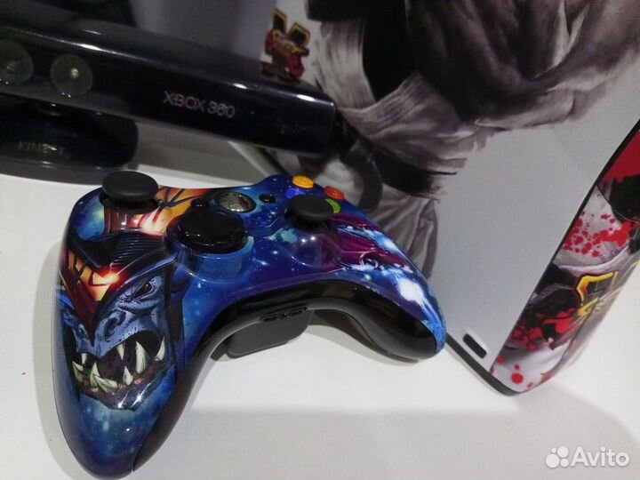 Консоль Xbox 360 Slim custom Street Fighter, 750Gb