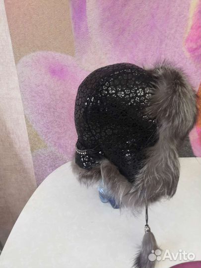 Шапка ушанка женская