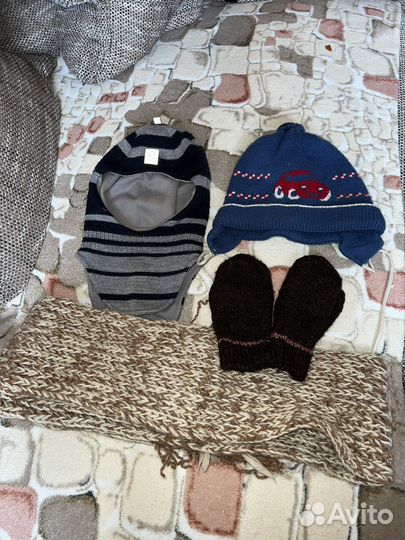 Комплект шапка, шарф