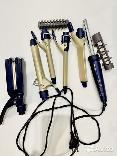 Плойка для волос Philips с насадками