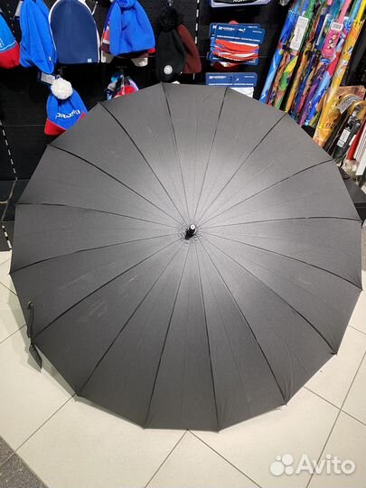 Зонт трость мужской Trust 19960 Черный