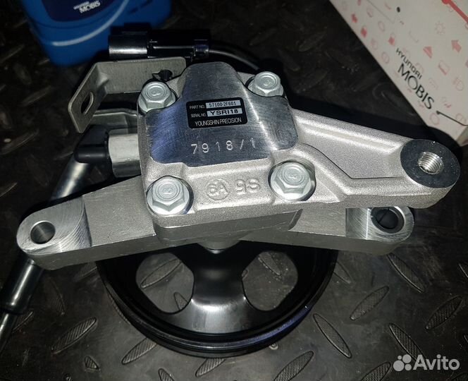 Насос гур Киа Рио Хендай Солярис