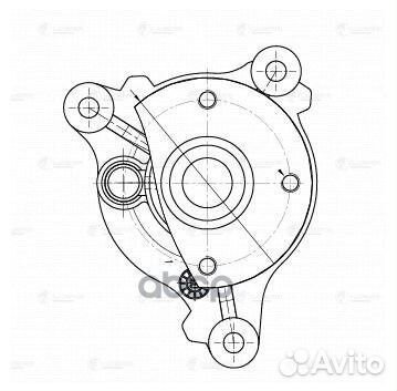 Помпа Hyundai Solaris II 17-; Kia Rio IV 17, Ceed