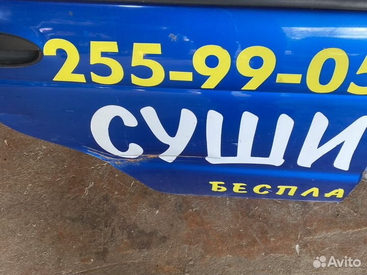 Daewoo matiz дверь задняя правая