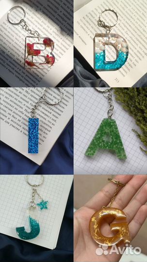 Брелки из эпоксидной смолы