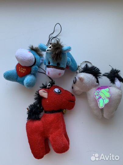 Брелок подвеска Подушка игрушка сердечко