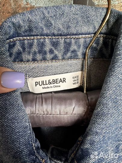 Джинсовая рубашка Pull and Bear