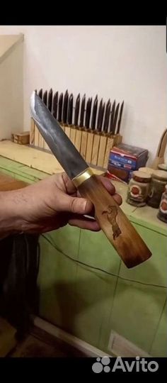 Нож кованый ручной работы