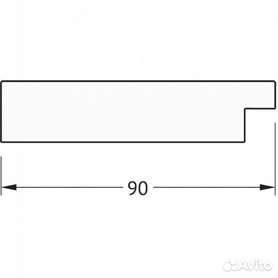 Зеркало Evoform Definite 160х80 BY 3346 в багетно