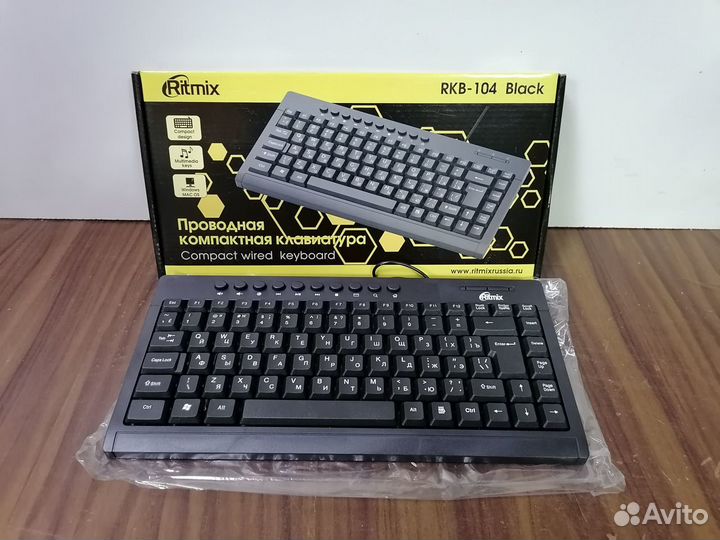 Клавиатура проводная Ritmix RKB-104