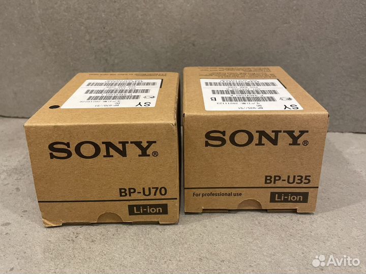 Аккумуляторы Sony BP-U100 / BP-U70 Новые-Оригинал