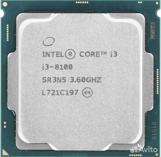 I3 8100 сокет 1151 v2