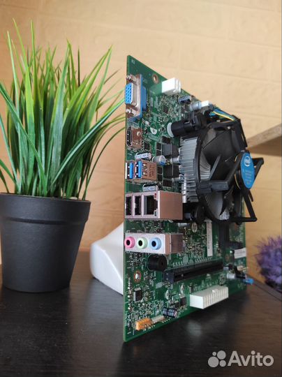 Lga1151 ddr4 + pentium g4400+кулер