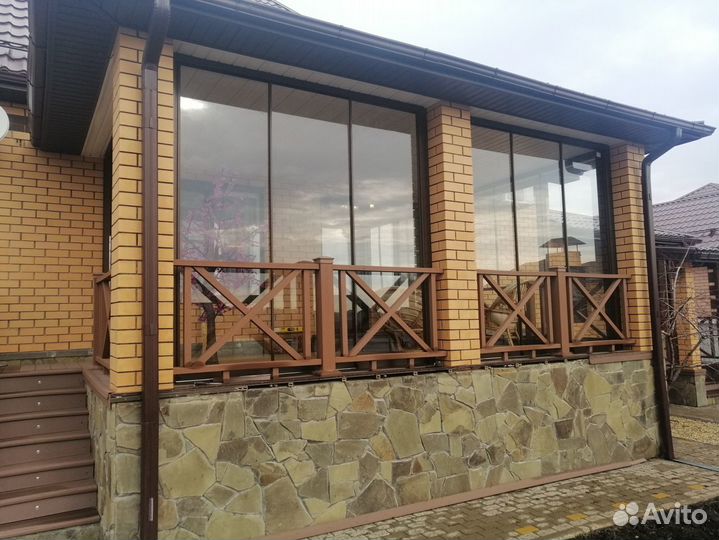 Остекление беседок террас веранд