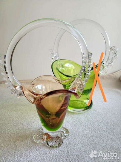 Вазочки, пепельница. Винтаж