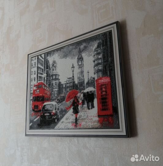 Картина мозаикой с алмазной огранкой