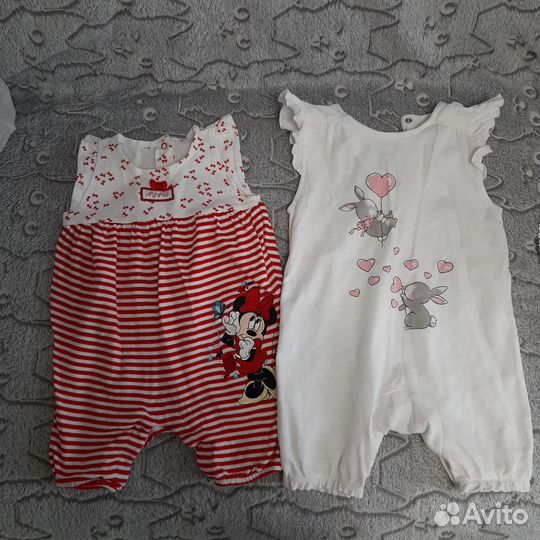 Летние вещи на девочку 12-18 мес