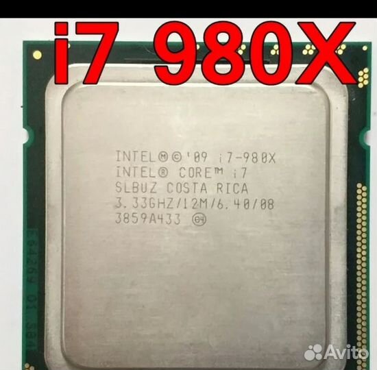 Процессор intel core i7 980x