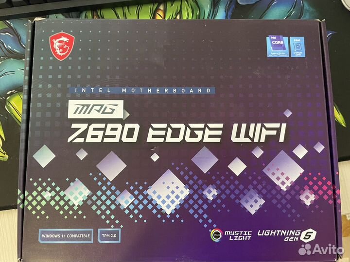 Материнская плата MSI Z690 Edge Wifi гарантия днс