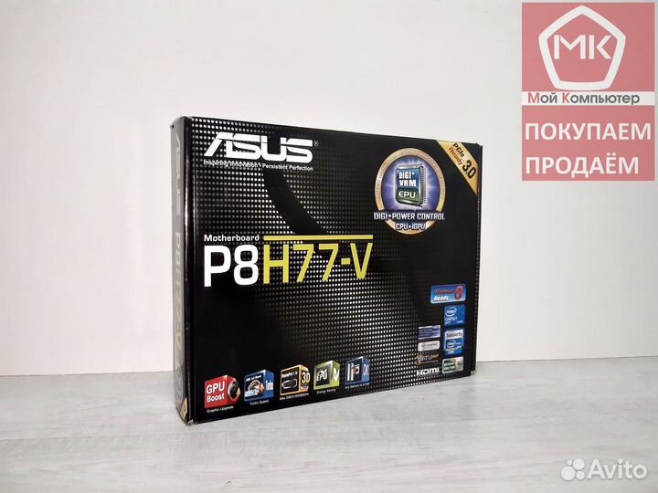 1155 asus P8H77-V (4xDDR3, DP/hdmi, PCI3.0)
