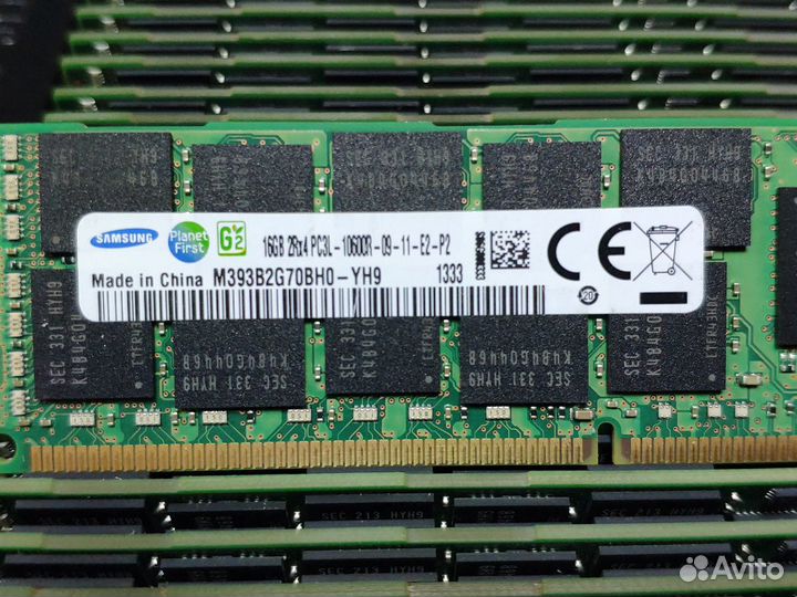 DDR3 REG 16Gb 10600R M393B2G70BH0-YH9 + Гарантия