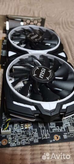 Видео карта MSI RX480 Armor, 4gb