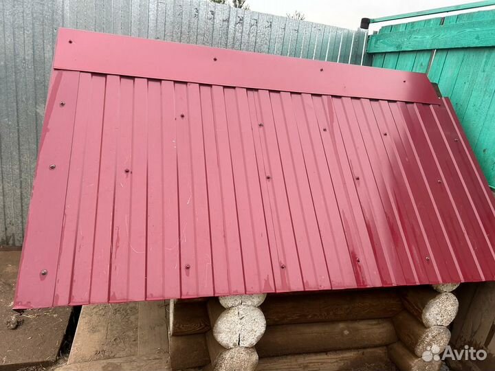 Дом из оцилиндрованного бревна для твоего питомца