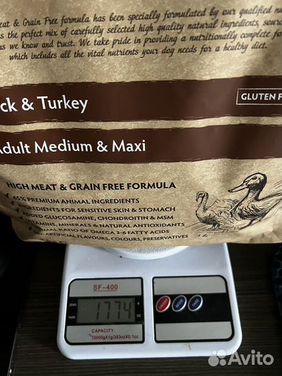 Корм для собак grandorf duck&turkey