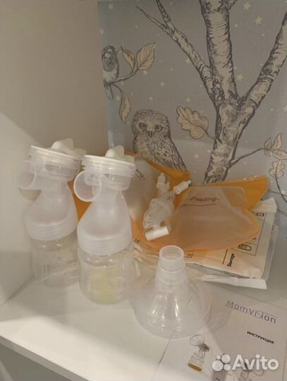 Молокоотсос электрический двухфазный Mom Vision